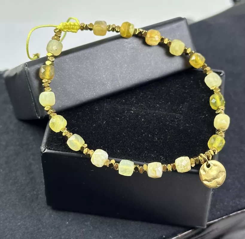 Opal Taşından Sürgülü Bileklik