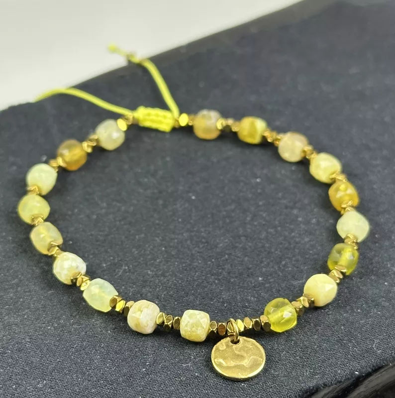 Opal Taşından Sürgülü Bileklik
