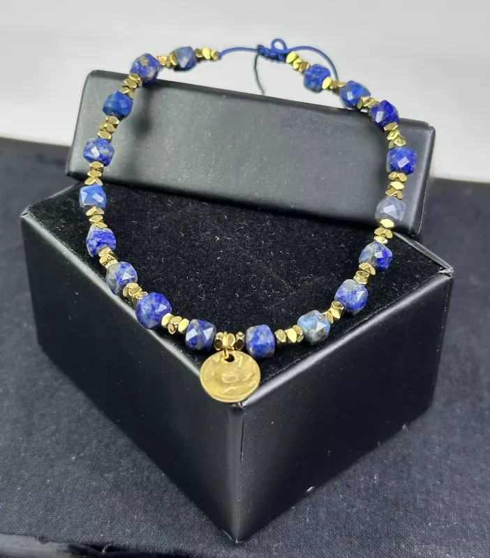 Lapis Taşından Sürgülü Bileklik
