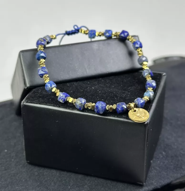 Lapis Taşından Sürgülü Bileklik