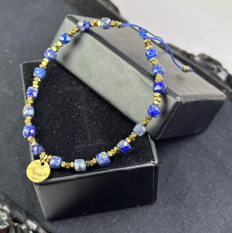 Lapis Taşından Sürgülü Bileklik