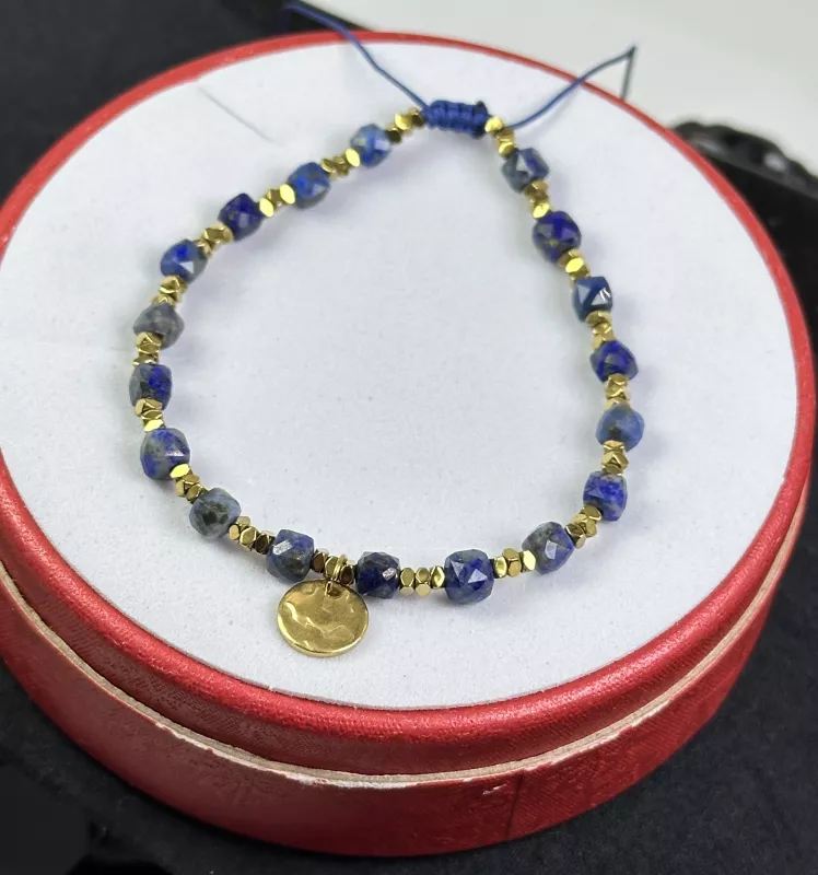 Lapis Taşından Sürgülü Bileklik