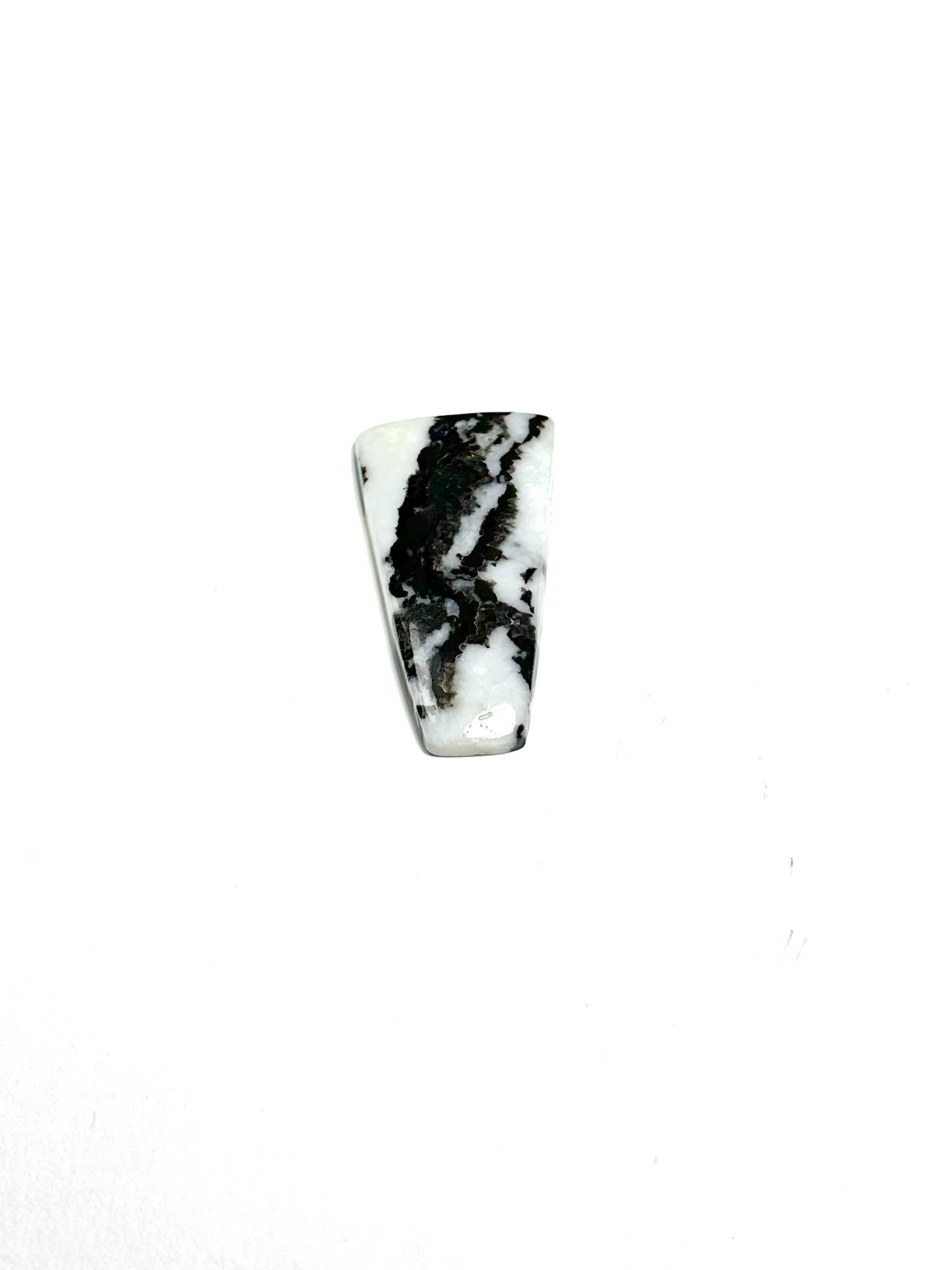 Zebra Jasper Taşından Kaboşon