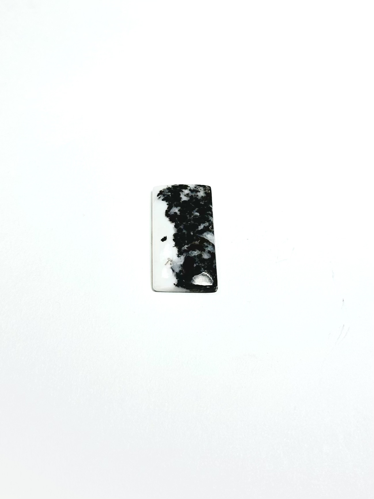 Zebra Jasper Taşından Kaboşon