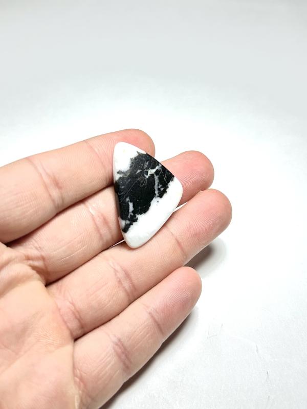 Zebra Jasper Taşından Kaboşon