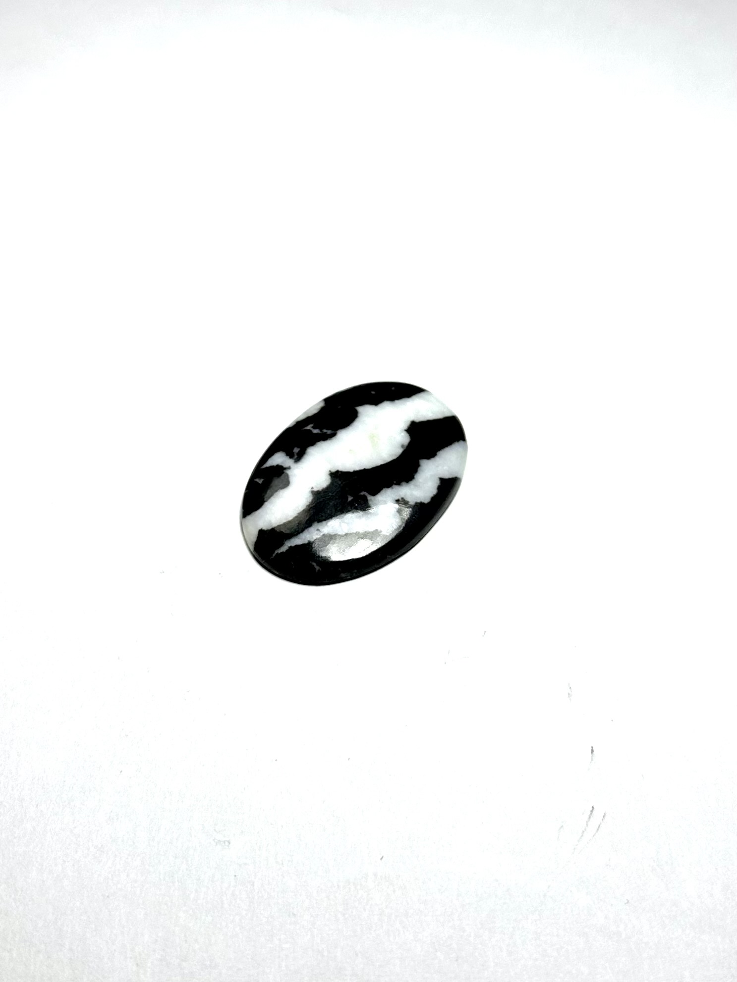 Zebra Jasper Taşından Kaboşon