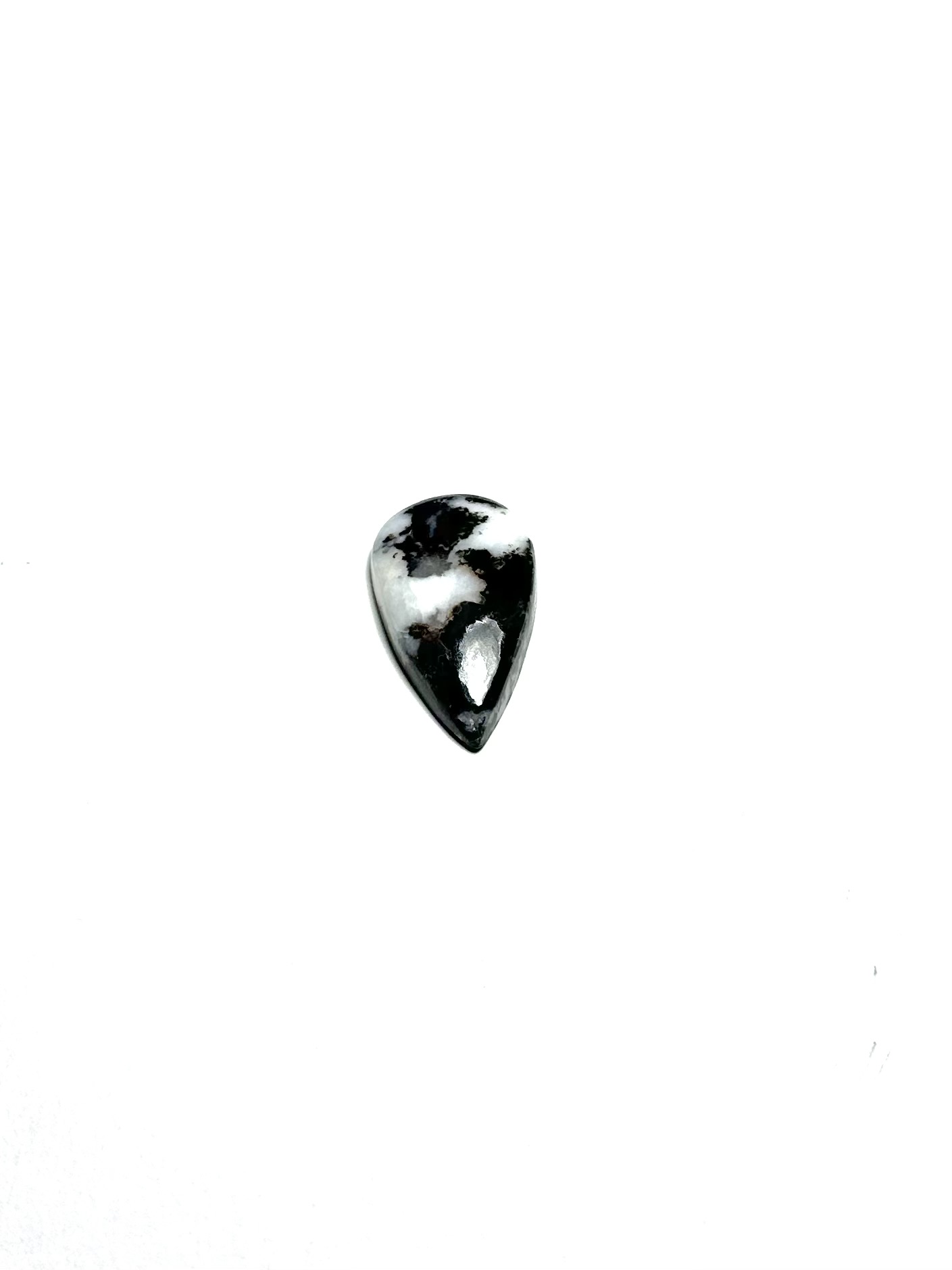 Zebra Jasper Taşından Kaboşon