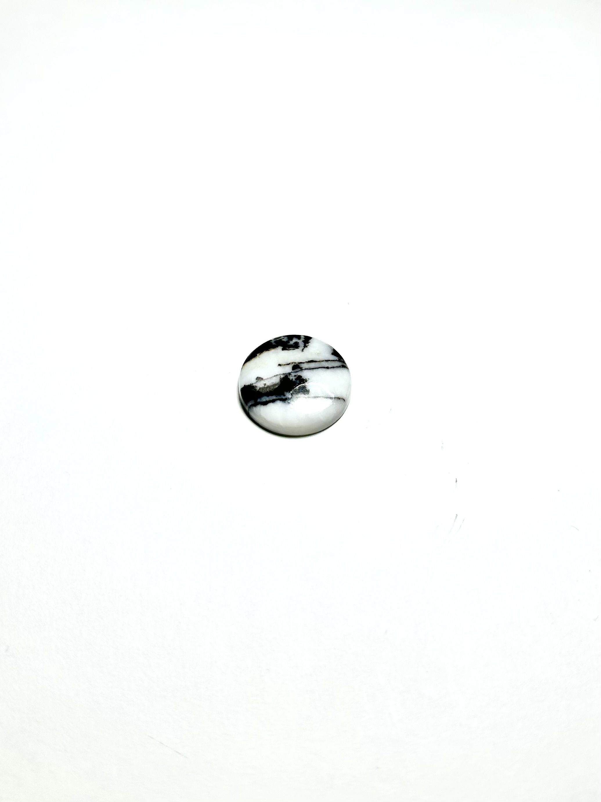 Zebra Jasper Taşından Kaboşon