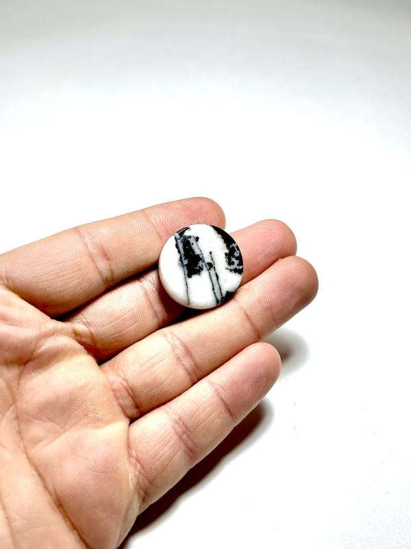 Zebra Jasper Taşından Kaboşon