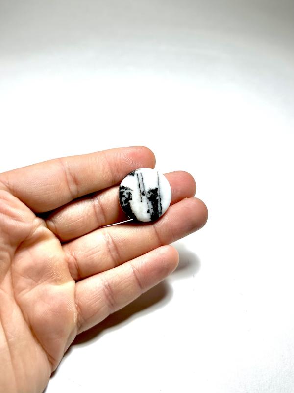 Zebra Jasper Taşından Kaboşon