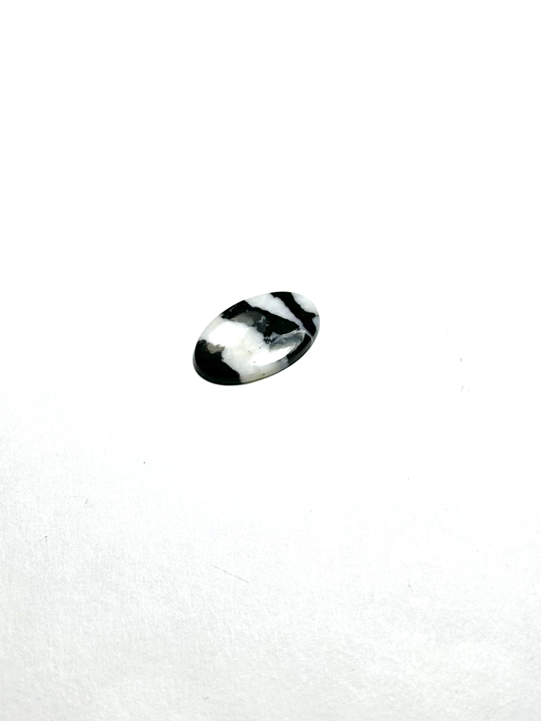 Zebra Jasper Taşından Kaboşon