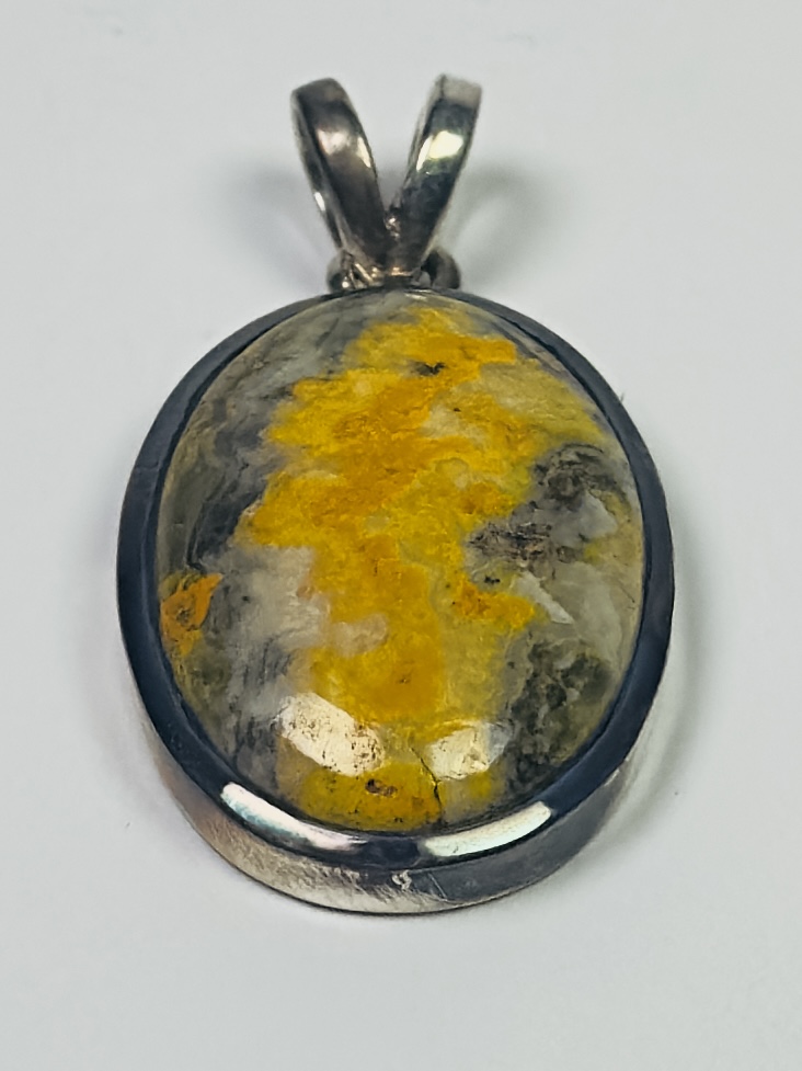 BUMBLE BEE JASPER TAŞLI KOLYE UCU