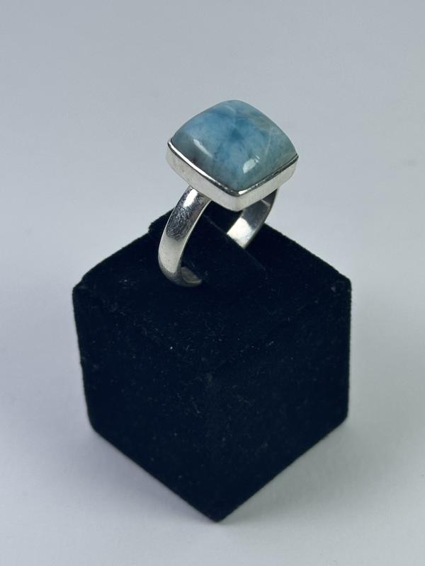 Larimar Taşlı Gümüş Yüzük