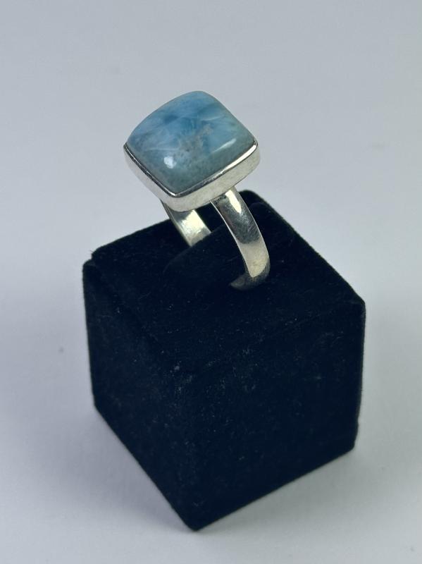 Larimar Taşlı Gümüş Yüzük