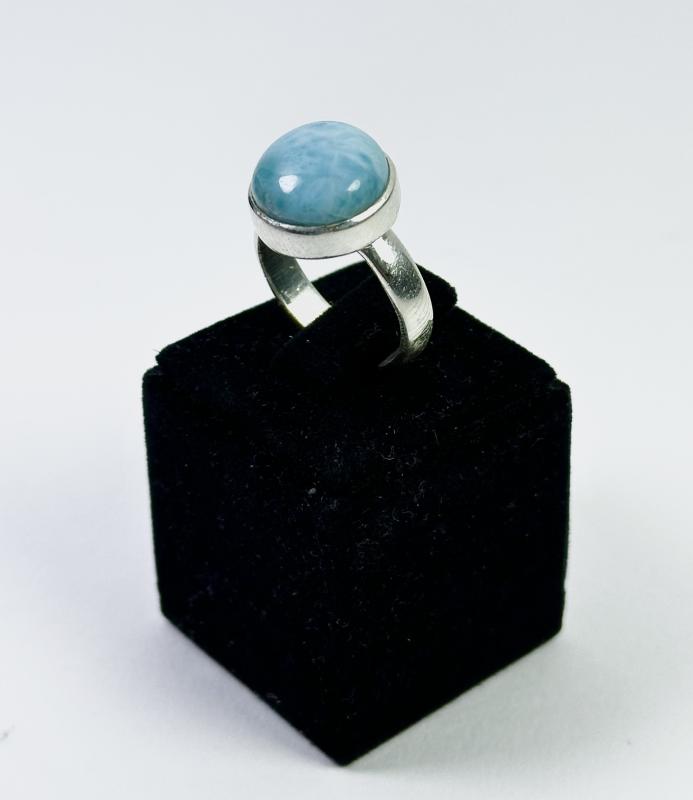 Larimar Taşlı Gümüş Yüzük