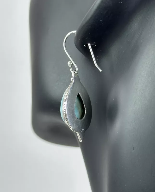 Larimar Gümüş Küpe