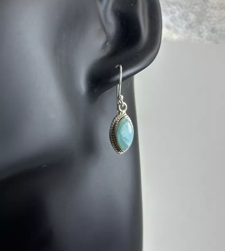 Larimar Gümüş Küpe