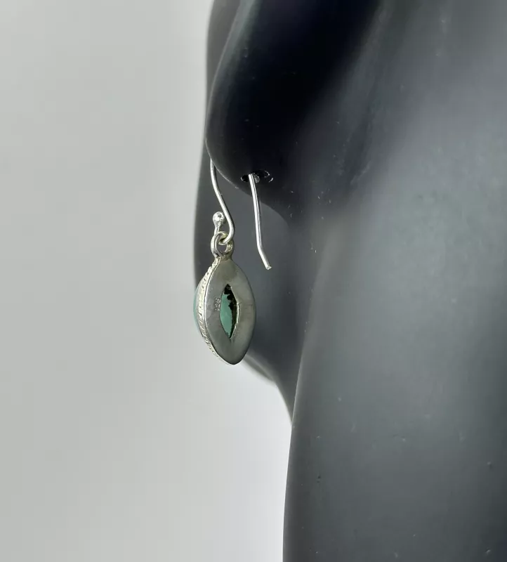 Larimar Gümüş Küpe