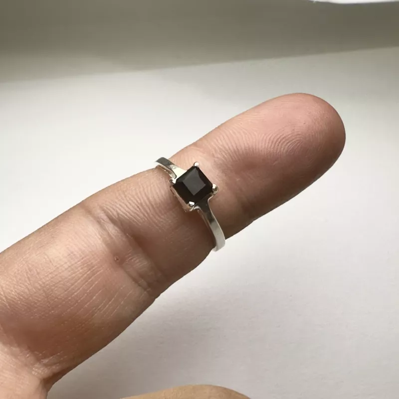 Turmalin (Tourmaline) Gümüş Yüzük 
