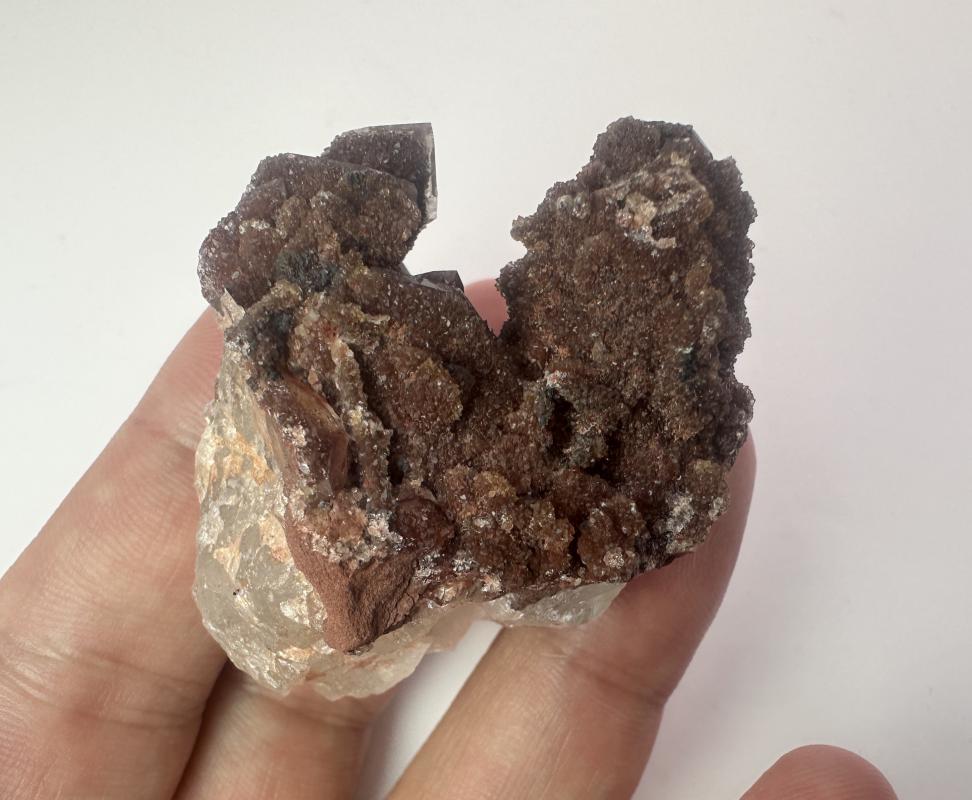 Kızıl kuvars doğal kütle