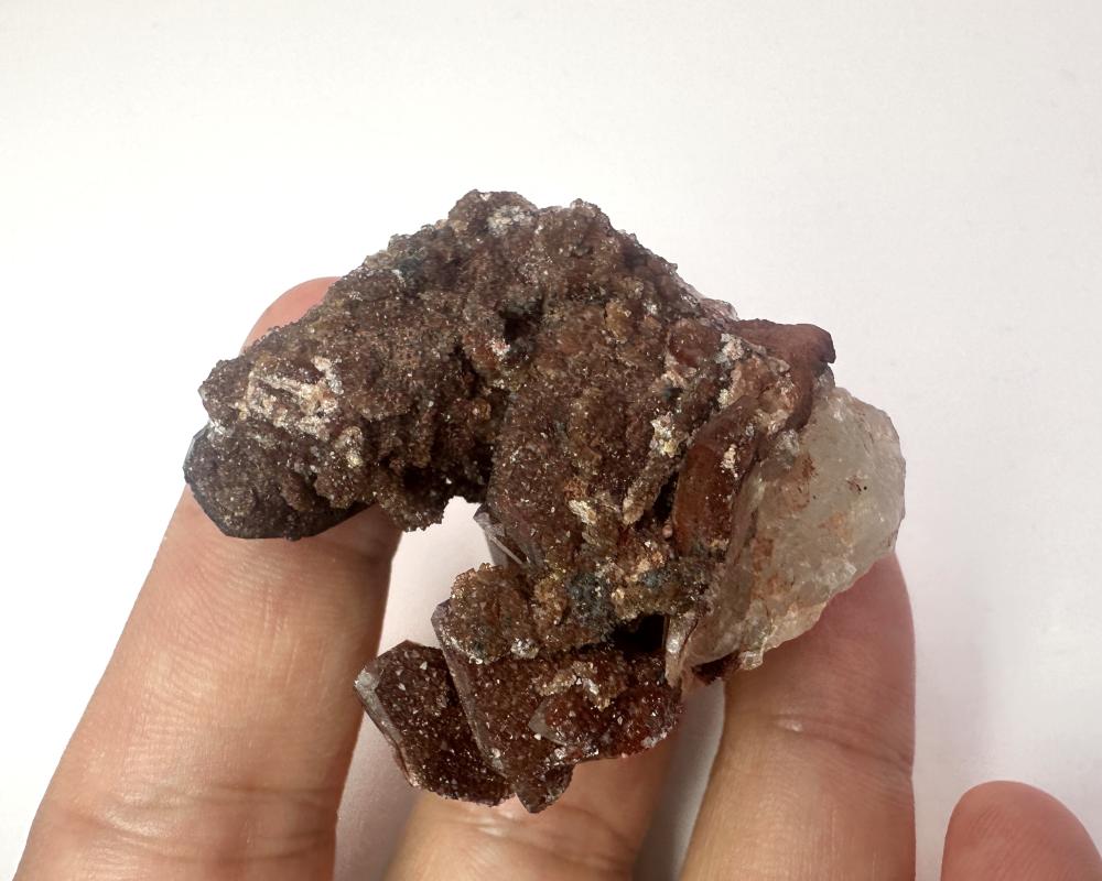 Kızıl kuvars doğal kütle