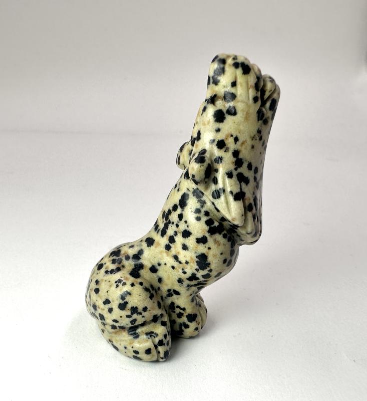 Dalmaçyalı jasper taşından KURT model obje
