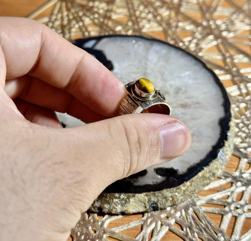 Kaplangözü Taşlı Gümüş Yüzük
