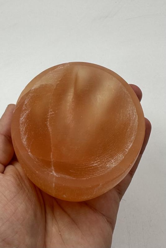 Turuncu selenit kase (OVAL)