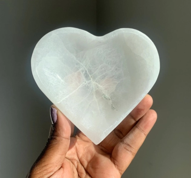 Kalp Model Selenit Kase (10cm)