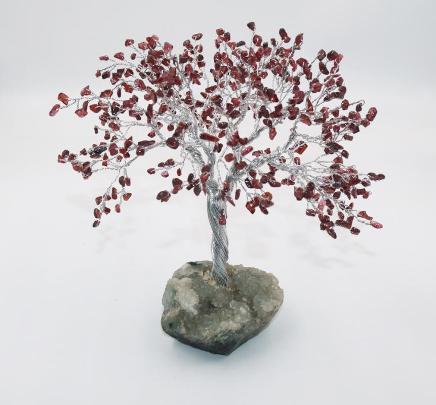 Garnet (=Lal) Taşından Yaşam Ağacı (500 taşlı)