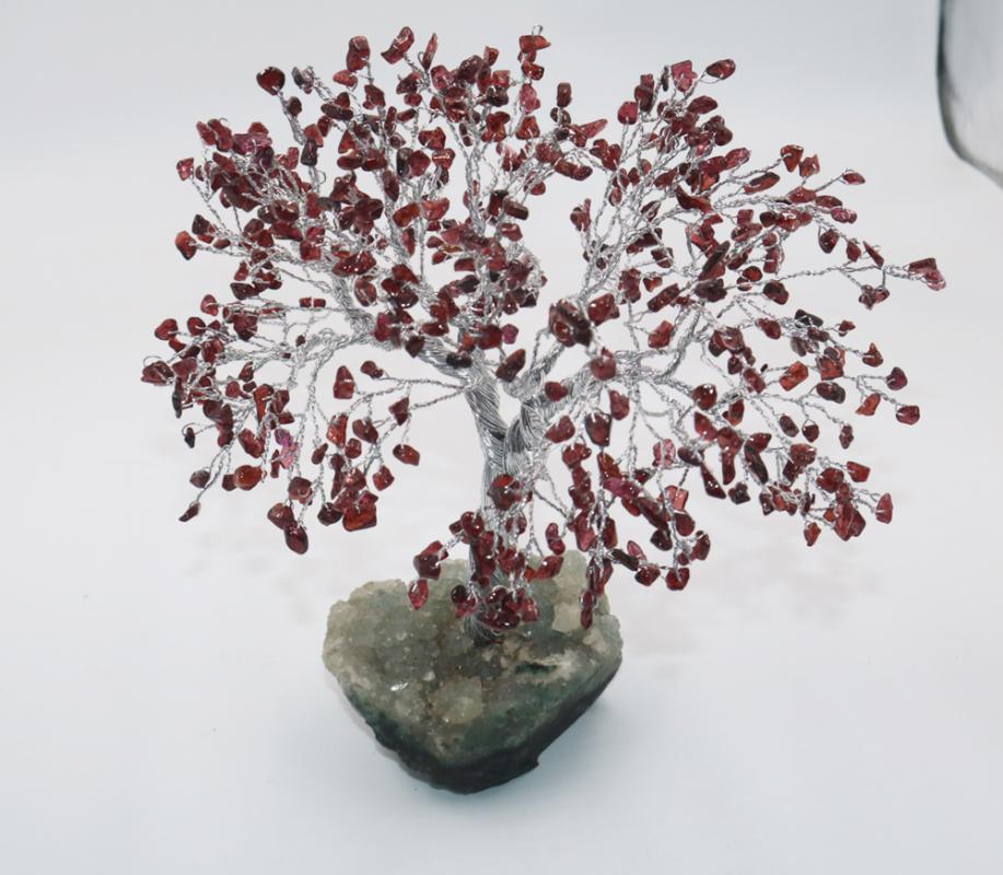 Garnet (=Lal) Taşından Yaşam Ağacı (500 taşlı)