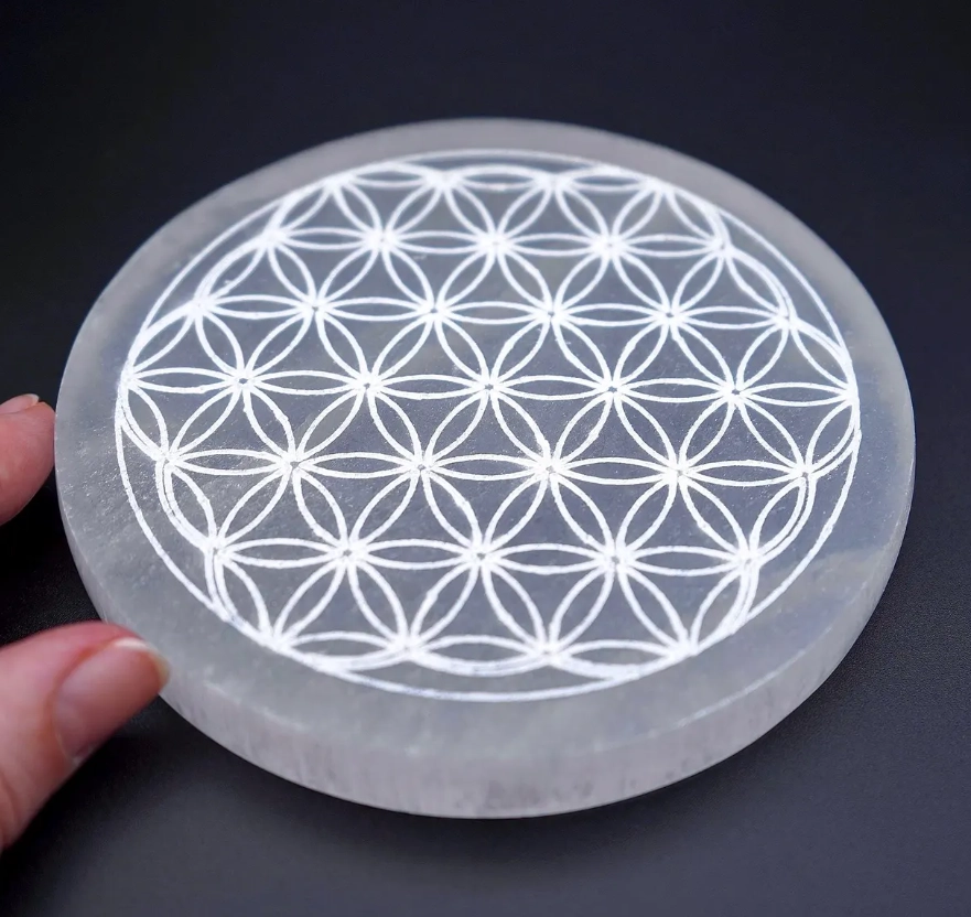 Selenit Taşından Arındırma Standı (10cm)