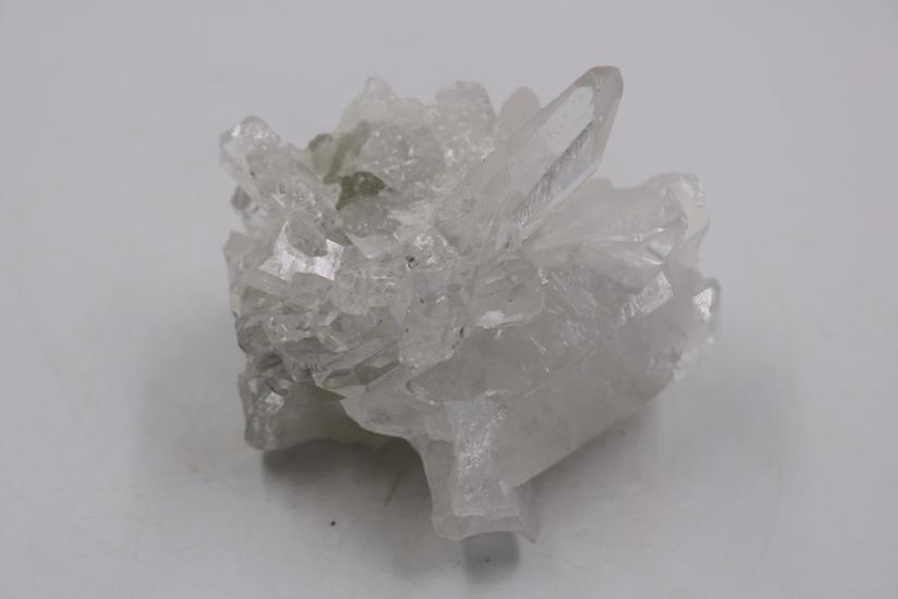Clear quartz.