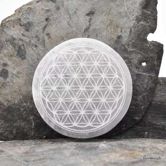 Yaşam Çiçeği Lazerle Desenlendirilmiştir.