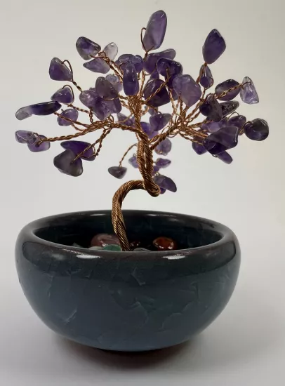 Yapraklarındaki tüm taşlar ametisttir.