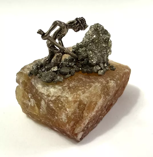 Pirit kütle kazan madenci