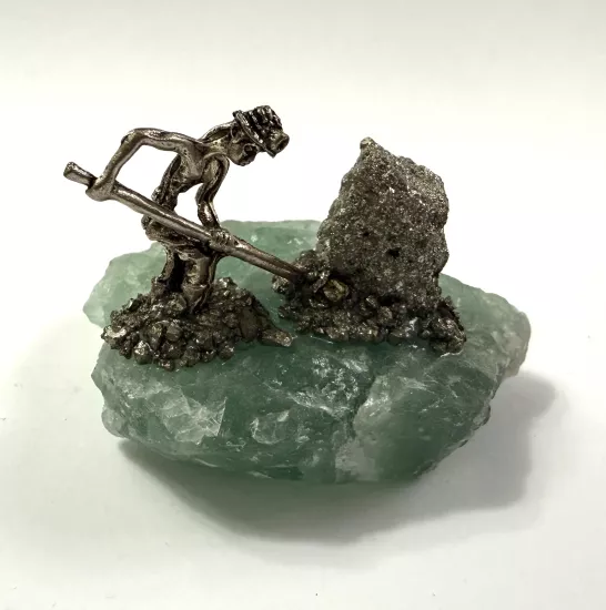 Pirit kütle kazan madenci