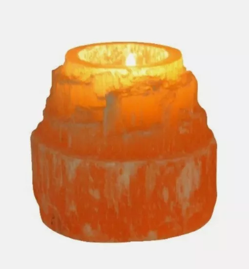 Doğal Selenit Mumluk